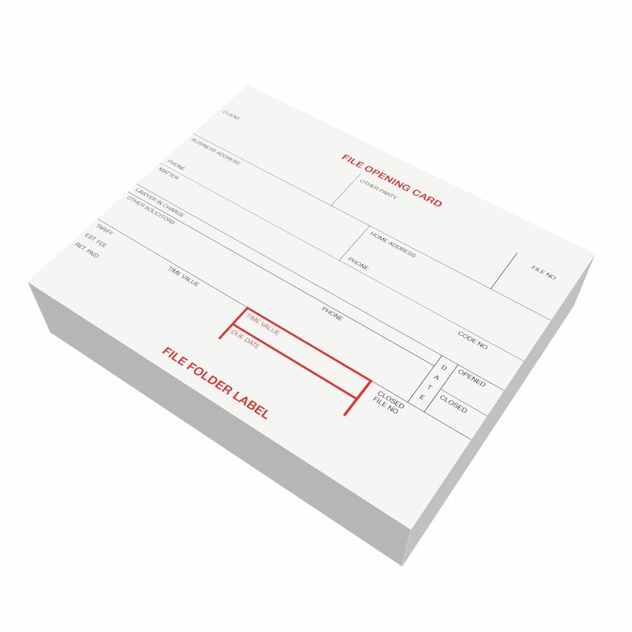 Davis Group File Opening Card