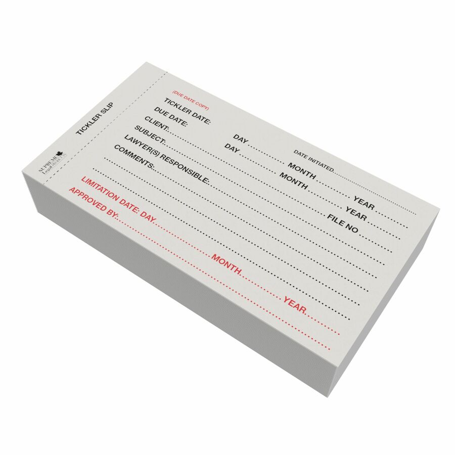 Davis Group Tickler Slip