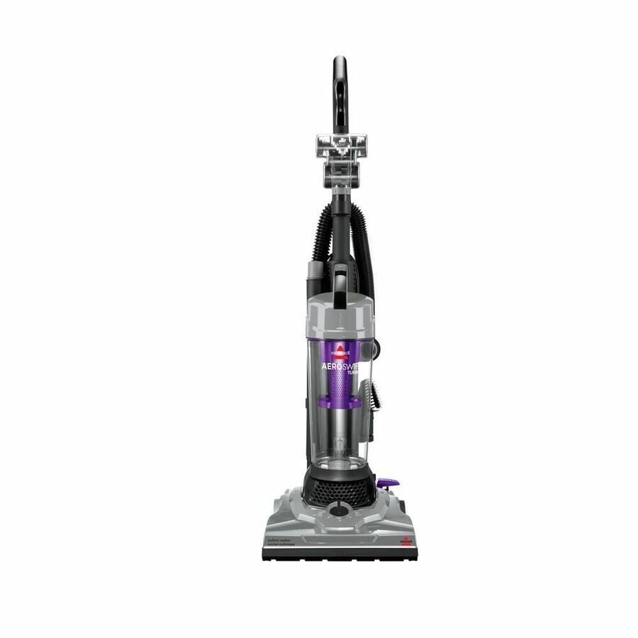 BISSELL AeroSwift Turbo Upright Vacuum Silver and Purple