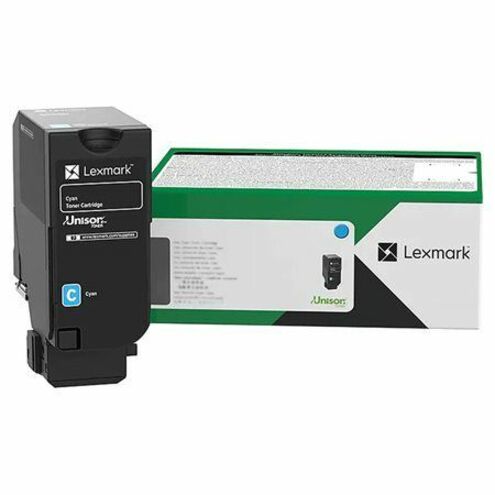 Lexmark Original Laser Toner Cartridge - Cyan - 1 Each