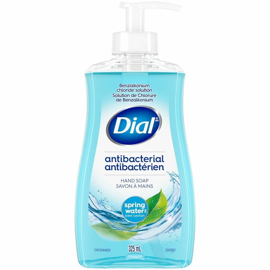 Dial Antibacterial Hydrating Liquid Hand Soap, Spring Water, 325 mL