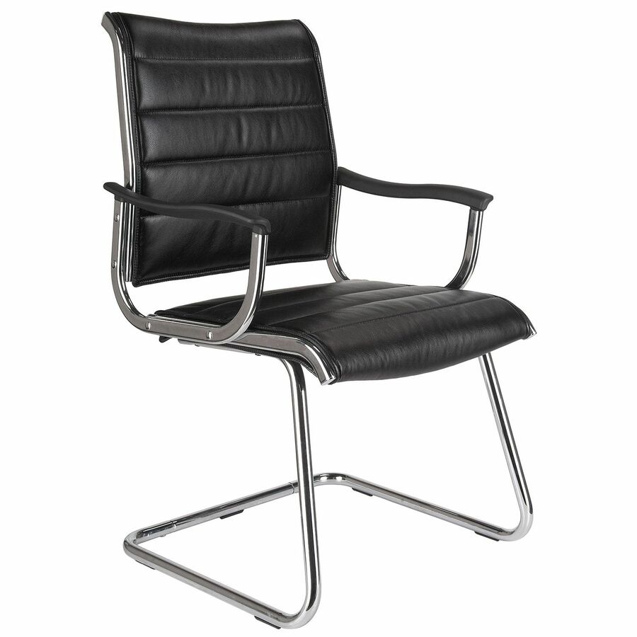 TygerClaw Mid-Back Office Chair, Black Bonded Leather - Bonded Leather ...