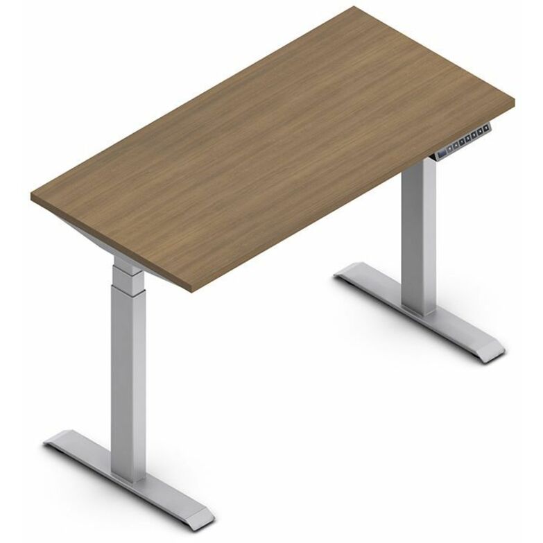 Offices To Go Newland | 48"x24" Height Adjustable Rectangular Table - 2 Legs