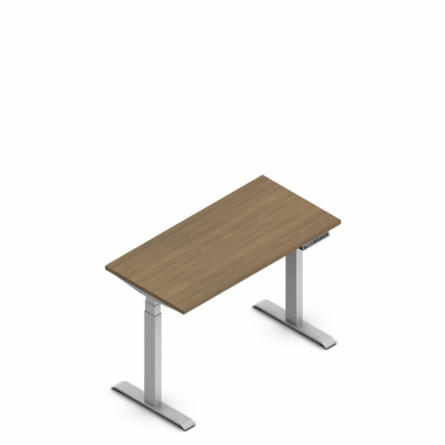 Offices To Go Newland | 48"x24" Height Adjustable Rectangular Table - 2 Legs