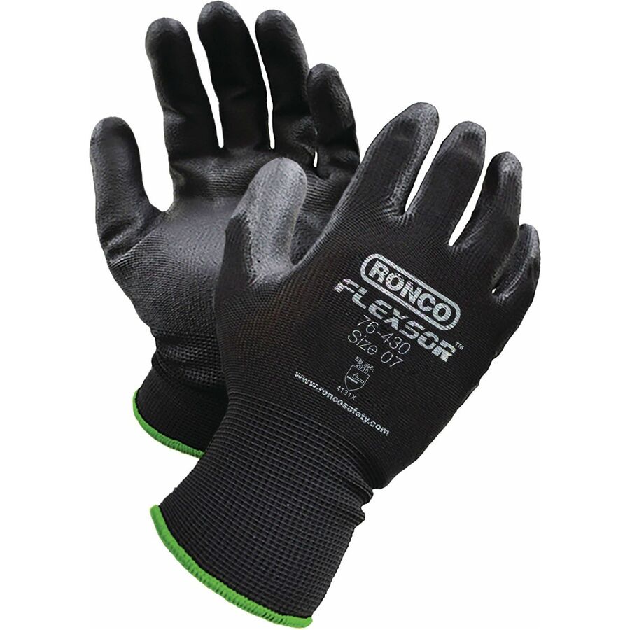 RONCO Nitrile Palm Coated Polyester Gloves