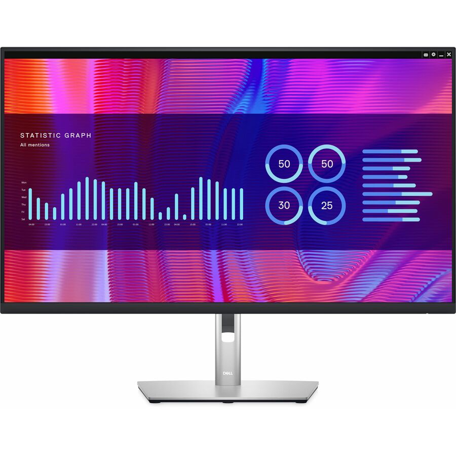 Dell P3223DE 32" Class WQHD LED Monitor - 16:9 - Black 