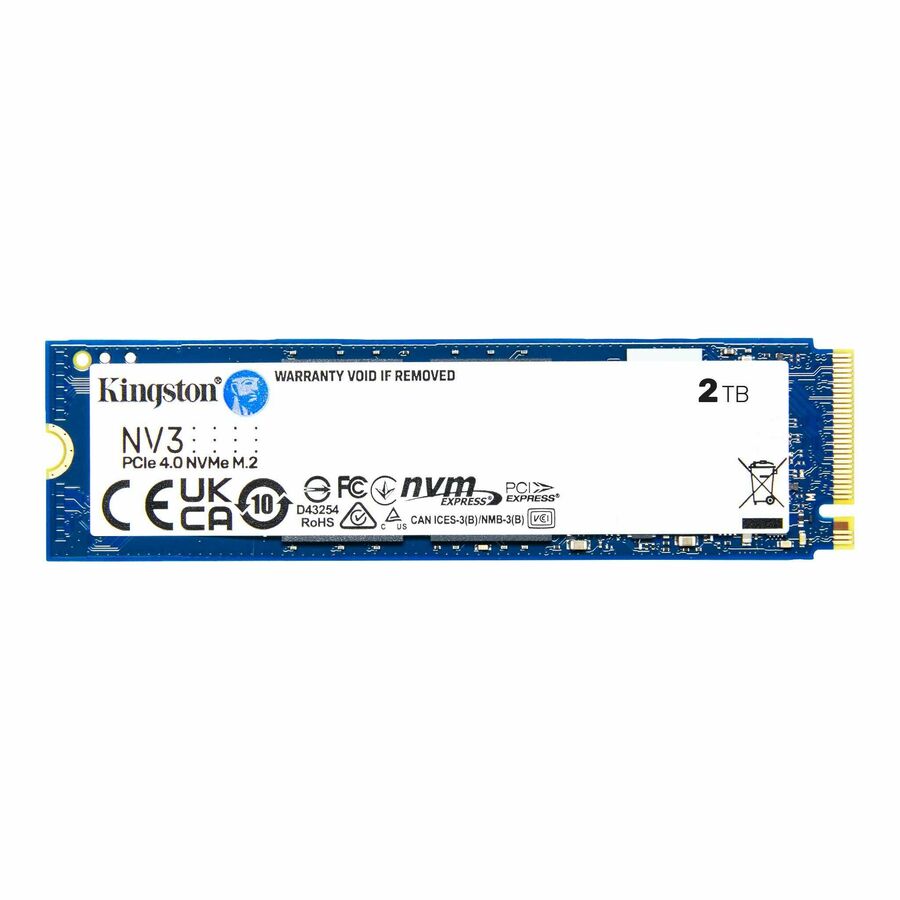 Disque SSD NV3 2 To - M.2 2280 Interne - PCI Express NVMe (PCI Express NVMe 4.0 x4) Kingston