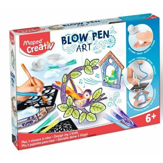 Blow pen art - Maped