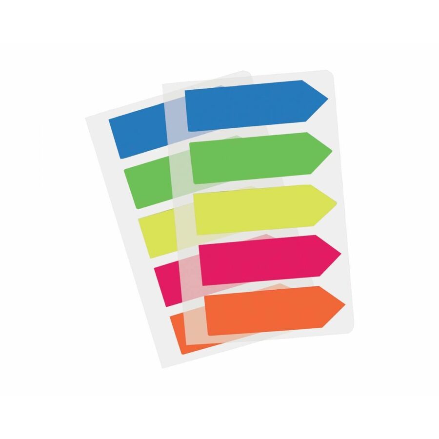 Redi-Tag Transparent Arrow Page Flags, 125/Pack