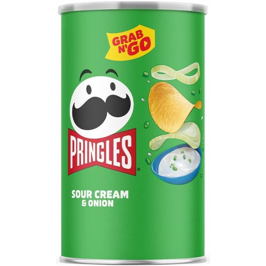 Canettes cr&egrave;me sûre et onion Pringles