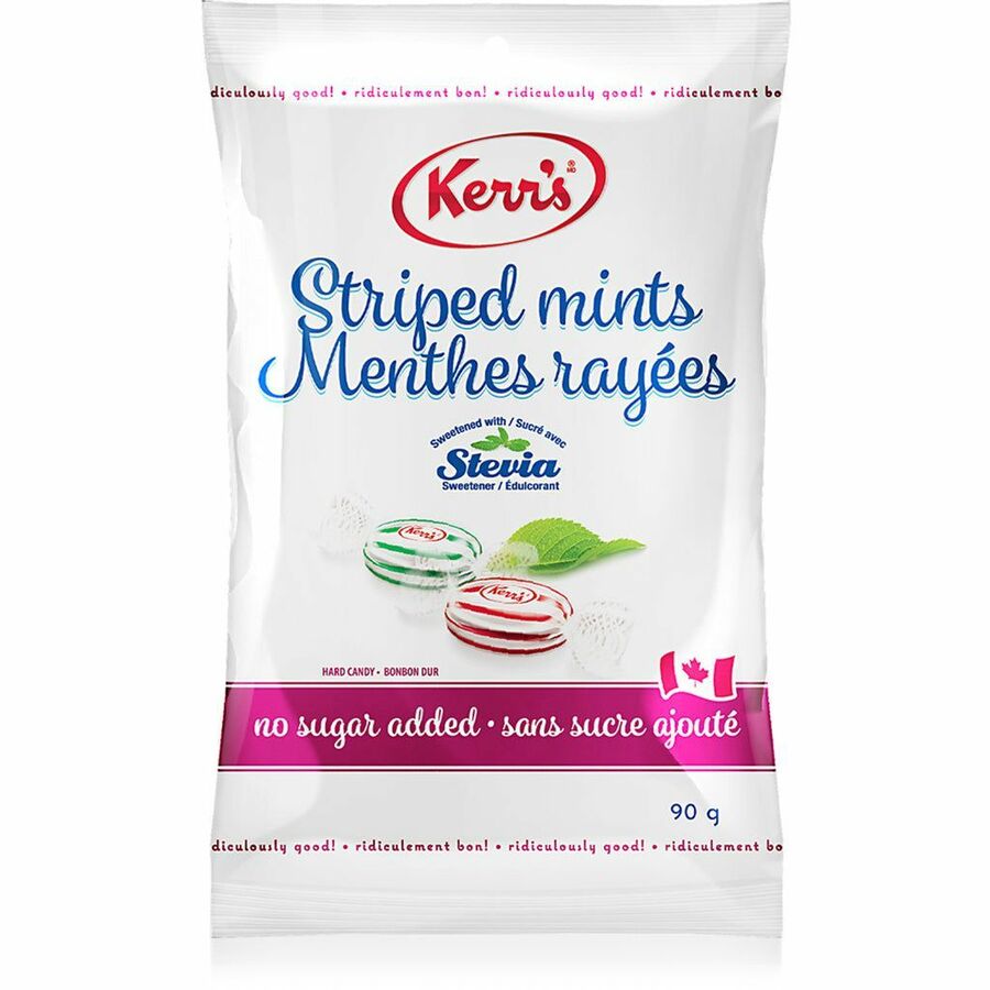 Bonbons Menthes ray&eacute;es - Kerr's