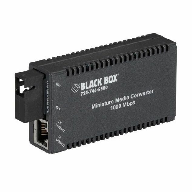 Black Box MultiPower Miniature Transceiver/Media Converter LGC126A-R4 ...