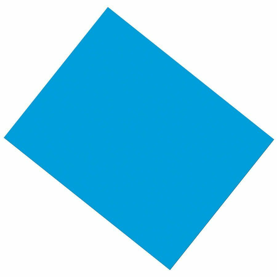 Pacon&reg; UCreate Coated Poster Board, Blue, 22" x 28" , 1 Sheet