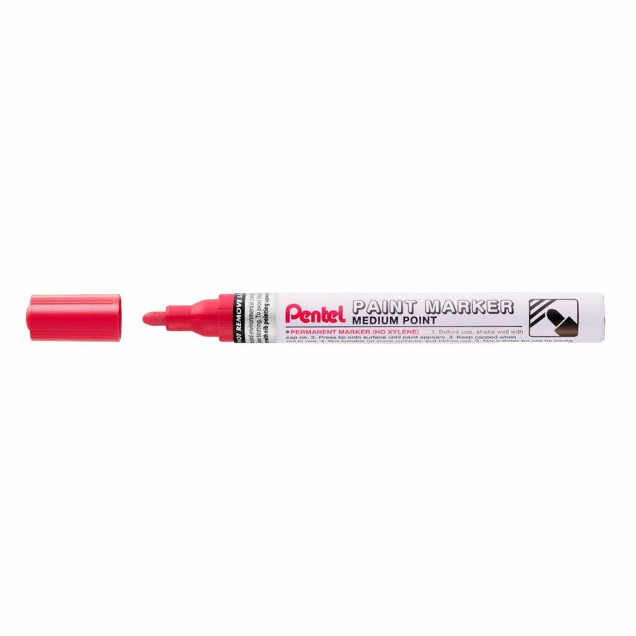 Pentel Medium Point Bullet Tip - Red Ink