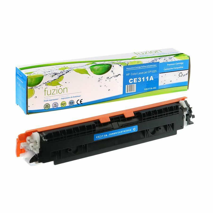 fuzion Standard Yield Laser Toner Cartridge - Alternative for HP 126A (CE311A) - Cyan - 1 Each