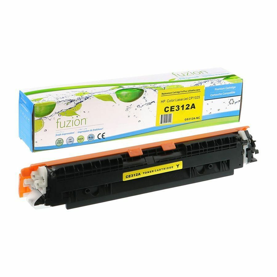 fuzion Standard Yield Laser Toner Cartridge 126A (CE312A) - Yellow - 1 Each