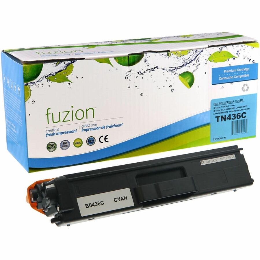 fuzion - Cartouche toner Laser (TN436C) - Cyan - 1 / chaque