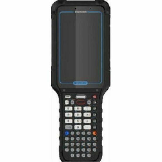 Honeywell CK67 rugged handheld computer with 4.3-inch screen, 38-key numeric keypad, and Wi-Fi 6E — front view