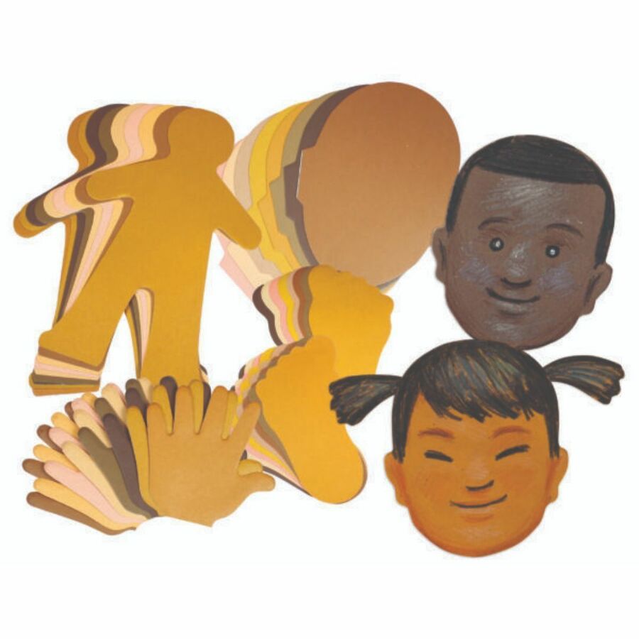 Roylco Human Paper Shapes Kit