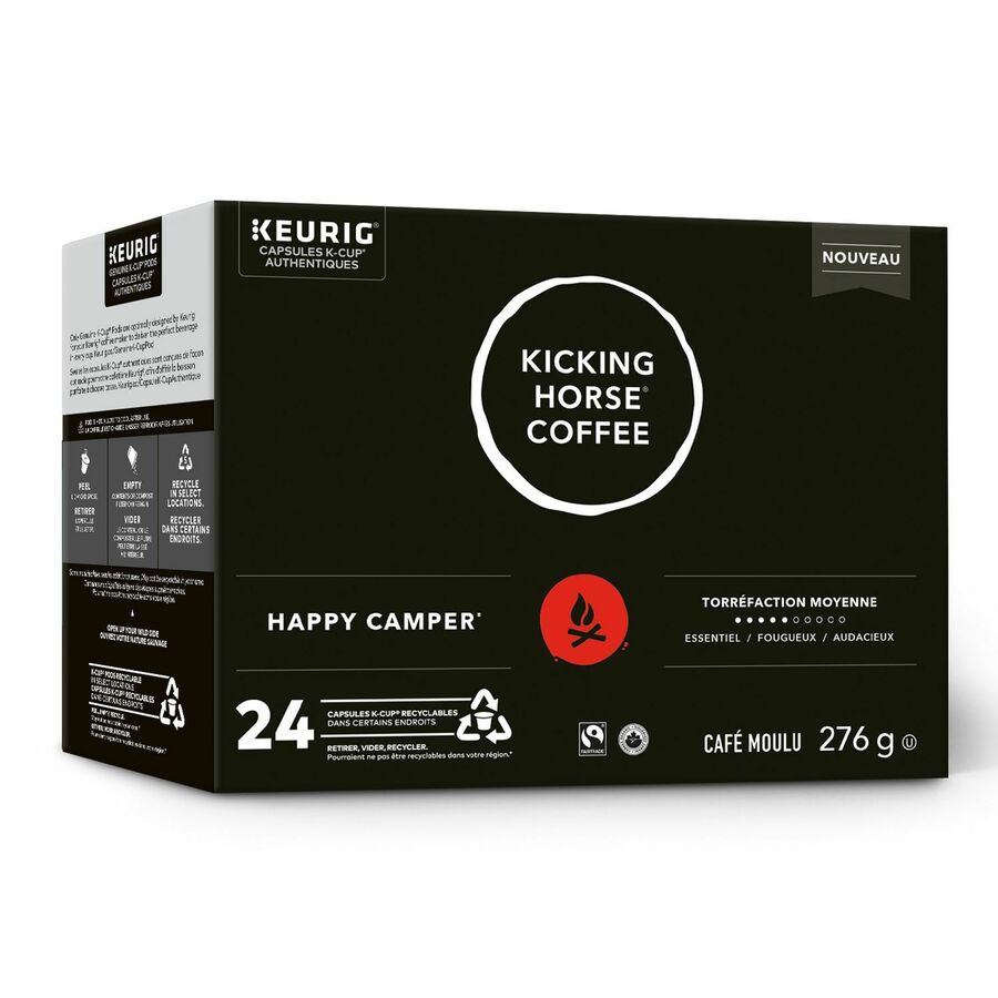 Kicking Horse K-Cup, Pod Coffee Happy Camper Medium Roast