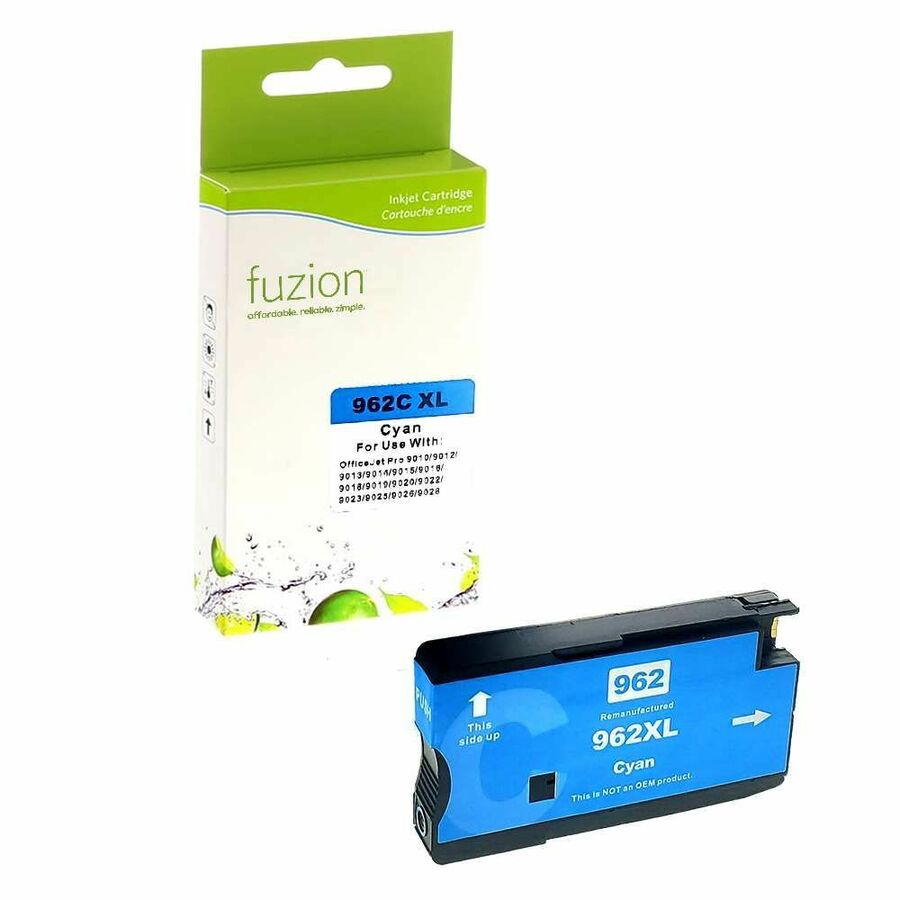 fuzion HP #962XL Remanufactured HY Inkjet - Cyan