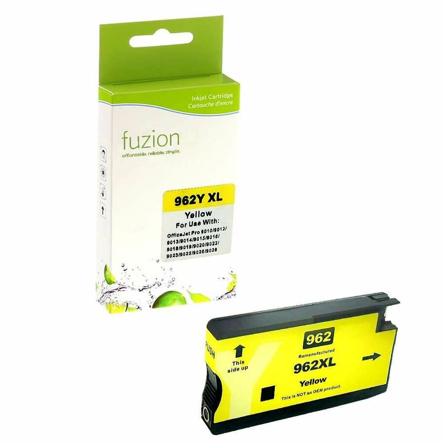 fuzion HP #962XL Remanufactured HY Inkjet - Yellow