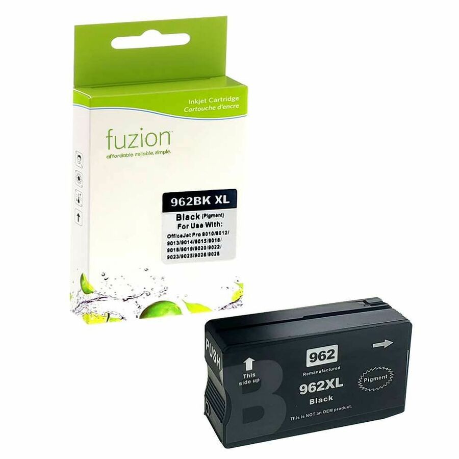 fuzion HP #962XL Remanufactured HY Inkjet - Black