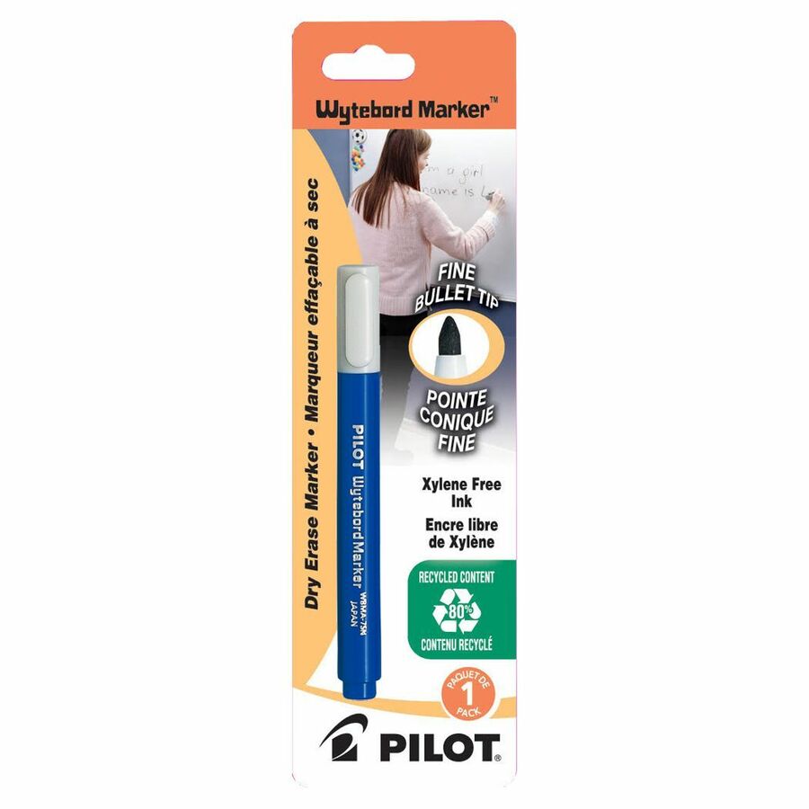 Marqueur effa&ccedil;able à sec bleu