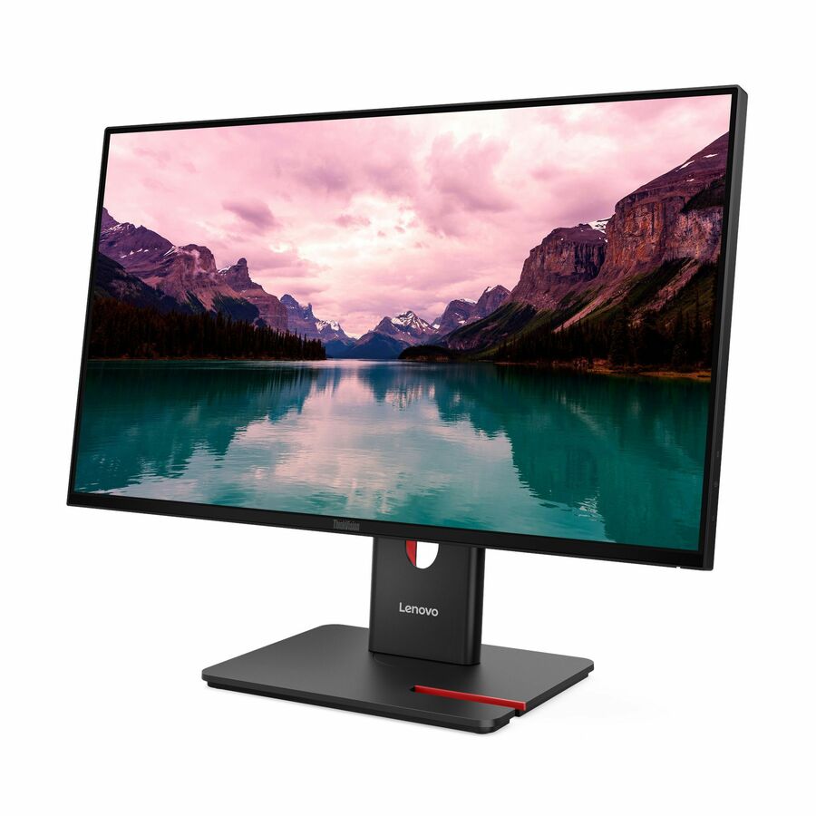 Lenovo ThinkVision T24-40 24" Class Full HD LED Monitor - 16:9 - Raven Black