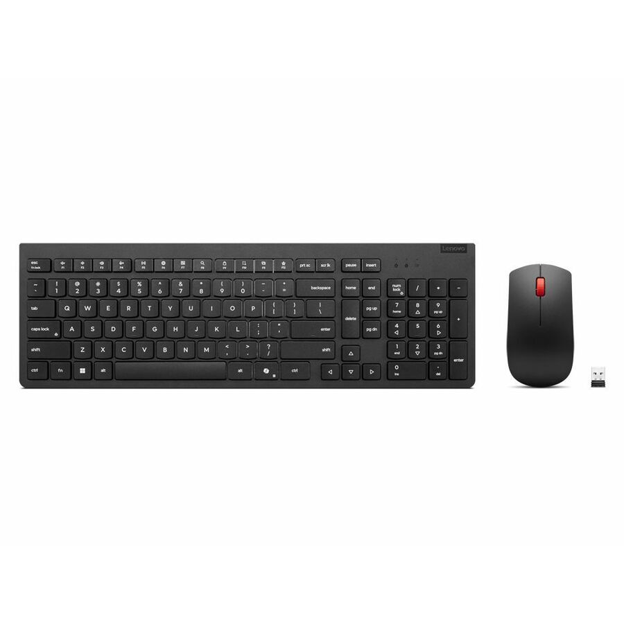 Lenovo Essential Wireless Combo Gen 2 Productivity French Keyboard and Mouse Combo, ISO Layout, Productivity Keyboard, Producti