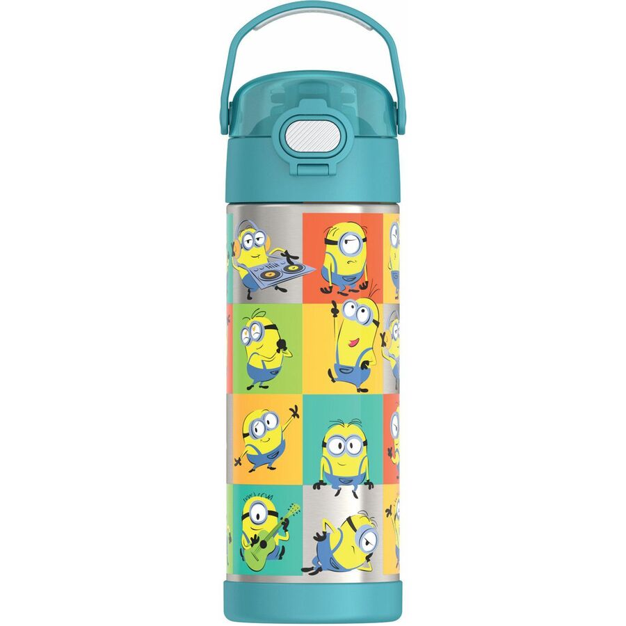 Thermos Minion FUNtainer Water Bottle w/ Spout and Locking Lid 470ml