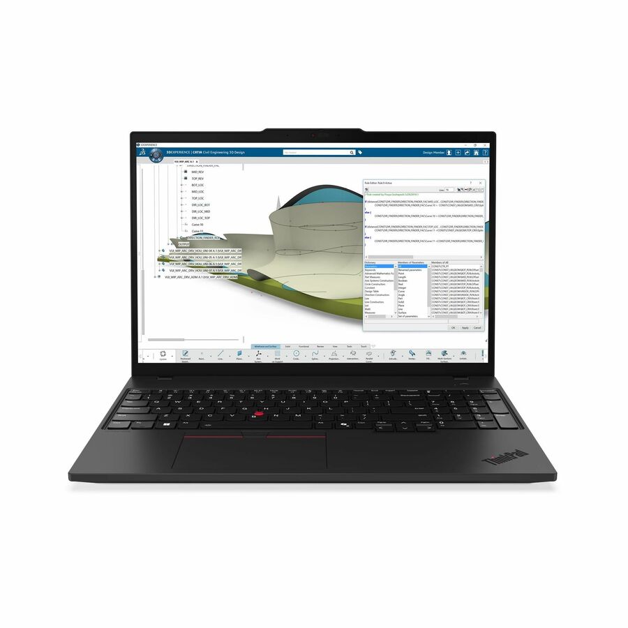 Lenovo - Ordinateur Portable ThinkPad P16s Gen 4 21QR001JUS 16 po Copilot+ PC - WUXGA - (AMD 350) - 32 Go - 1 To SSD - Angla...