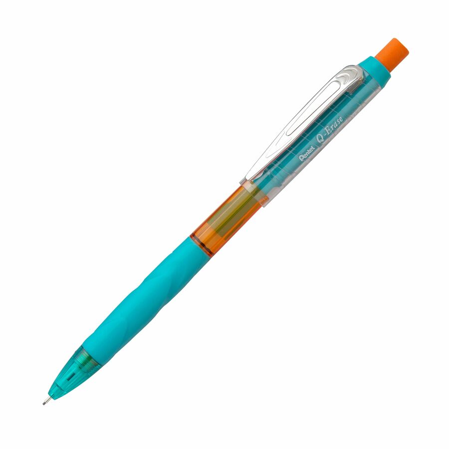 Pentel Q-ERASE Mechanical Pencil, 0.7mm Green Barrel