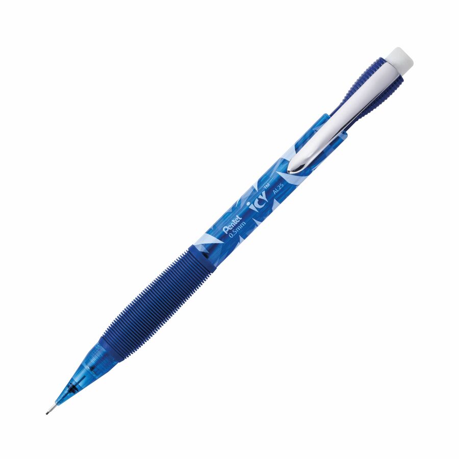 Pentel Icy Mechanical Pencil (0.5mm), Blue Barrel