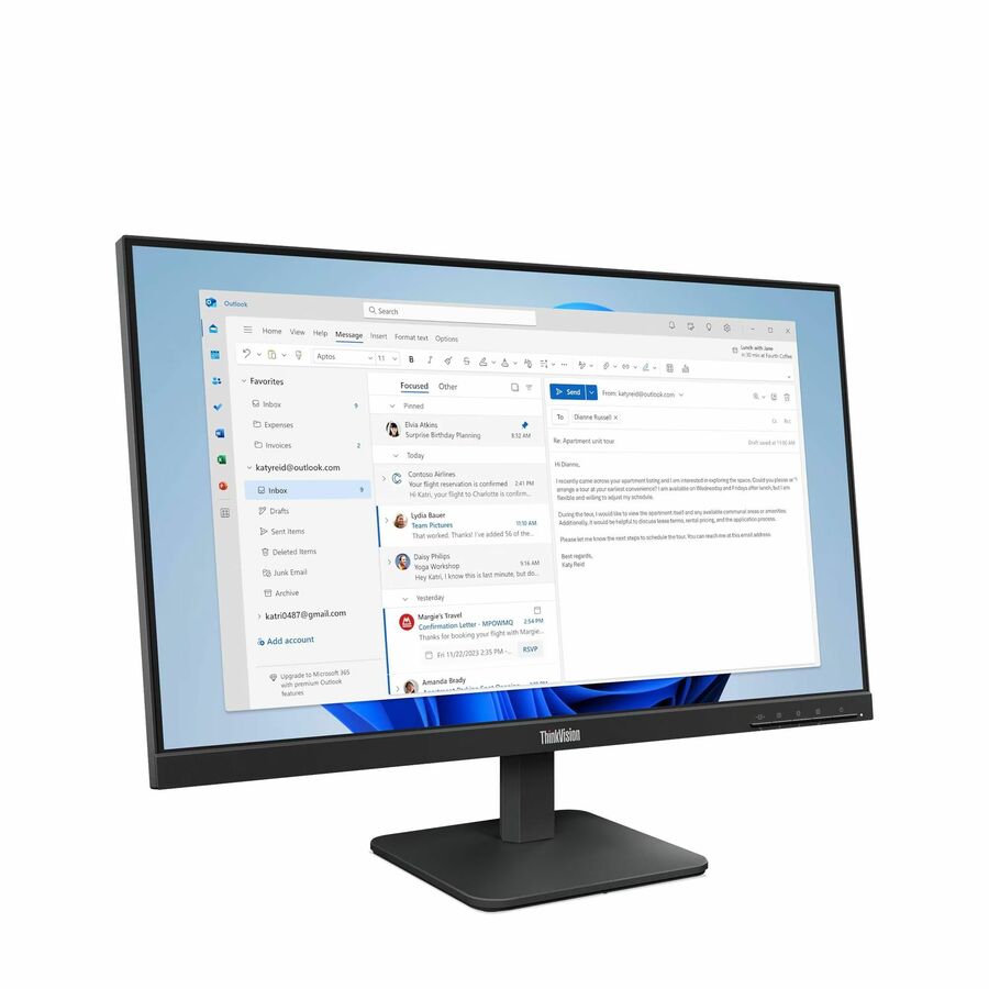 Lenovo (64B5KAT1UZ) Monitors