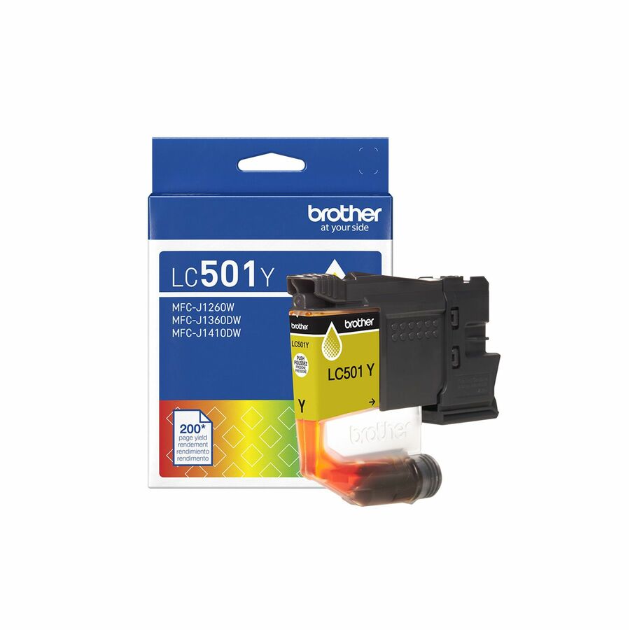 Brother LC501Y Original Standard Yield Inkjet Ink Cartridge - Yellow Pack