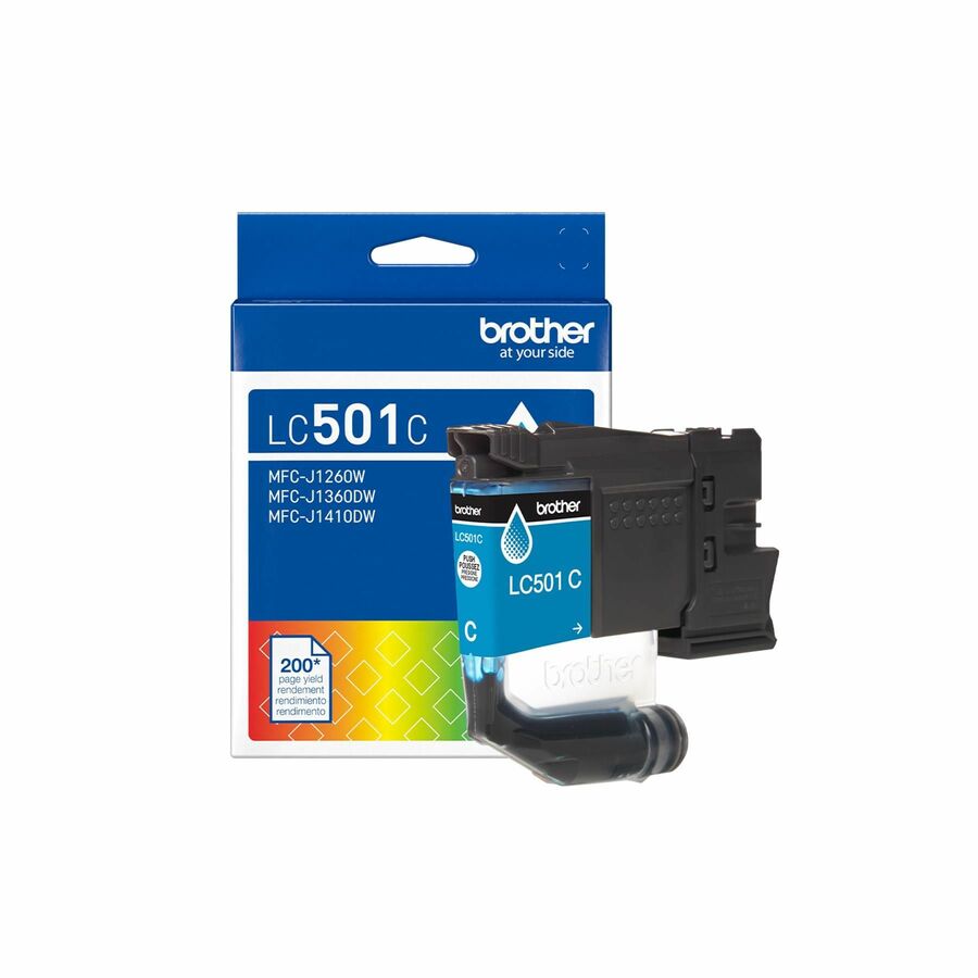 Brother LC501C Original Standard Yield Inkjet Ink Cartridge - Cyan Pack