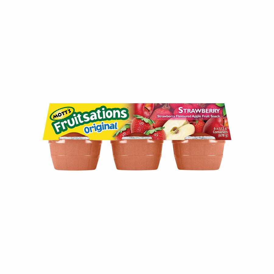 Mott's Fruitsations Applesauce Strawberry Naturally Flavored with Other Natural Flavor