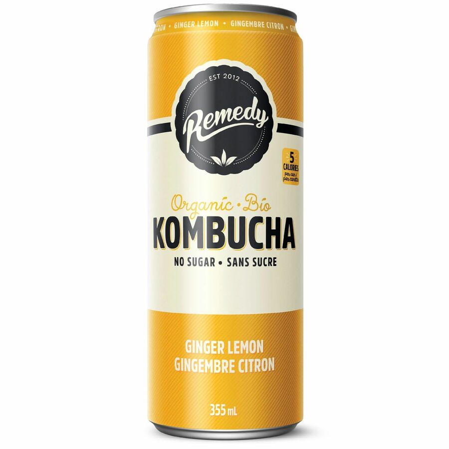 Remedy Kombucha Ginger Lemon