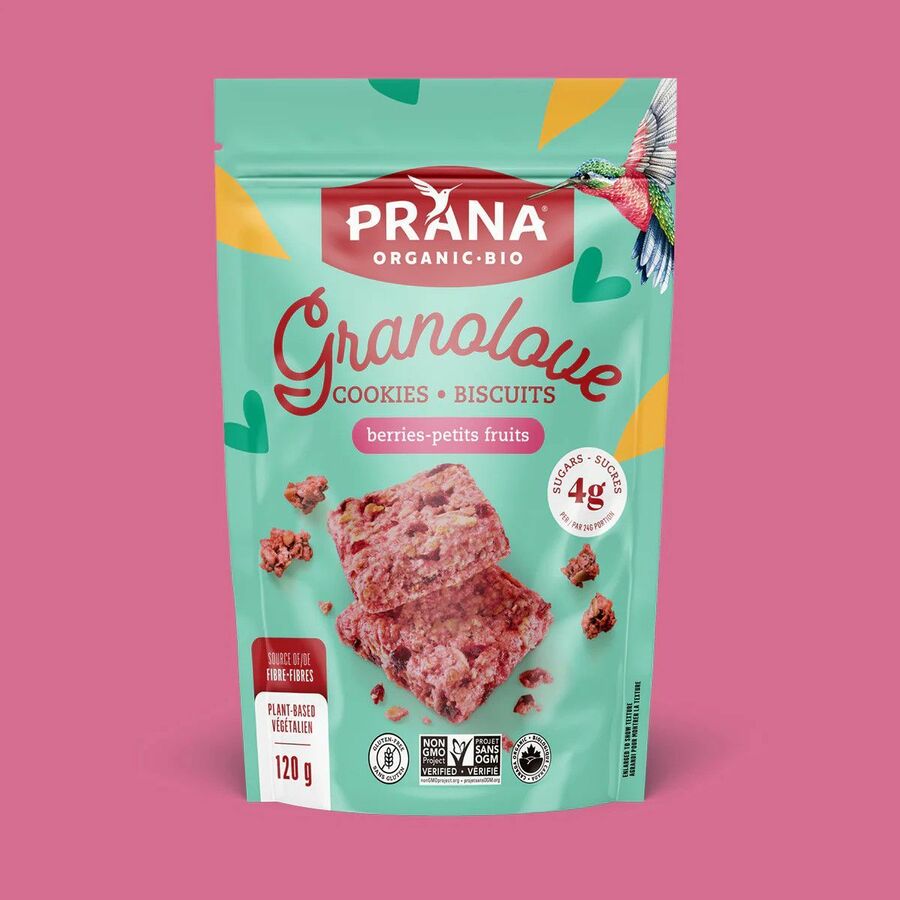 prana GRANOLOVE Organic Cookie squares - Berries