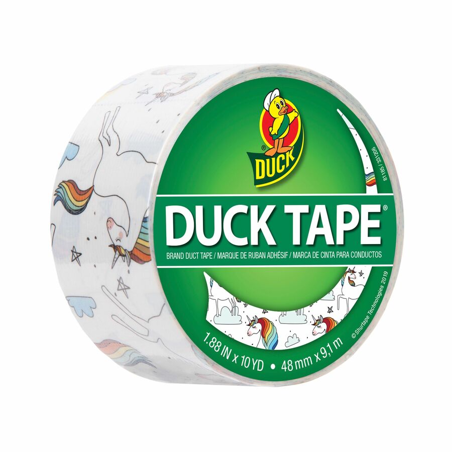 Duck Duct Tape - Whimsical Unicorns, 1.88 in. x 10 yd.