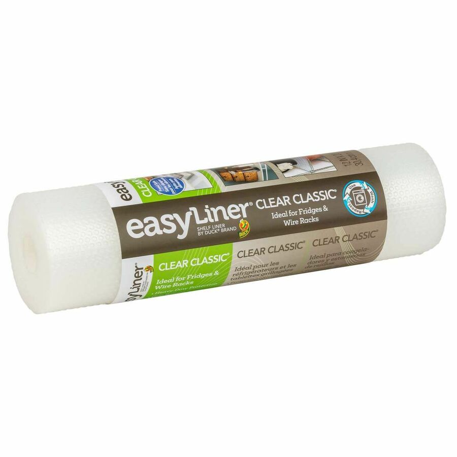 Duck EasyLiner Brand Shelf Liner - Clear, 12 in. x 20 ft.