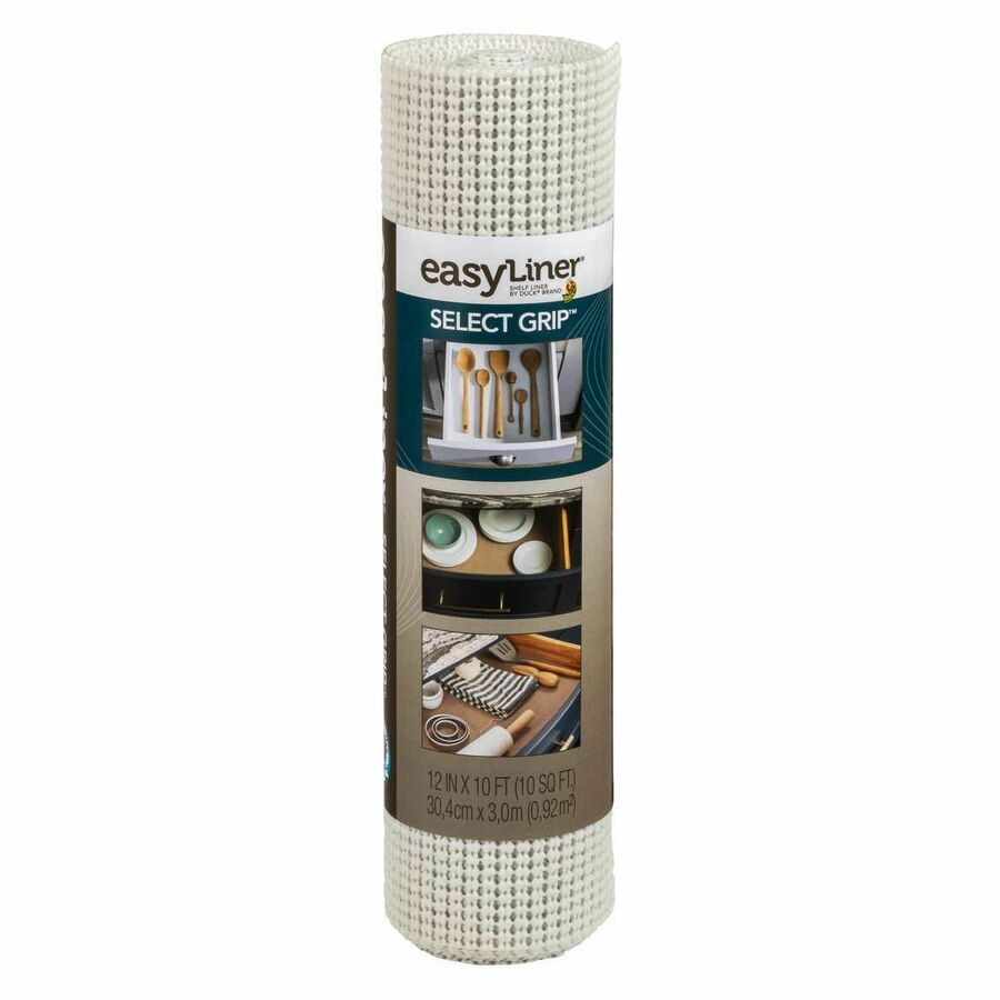 Duck EasyLiner Brand Shelf Liner - White, 12 in. x 10 ft.
