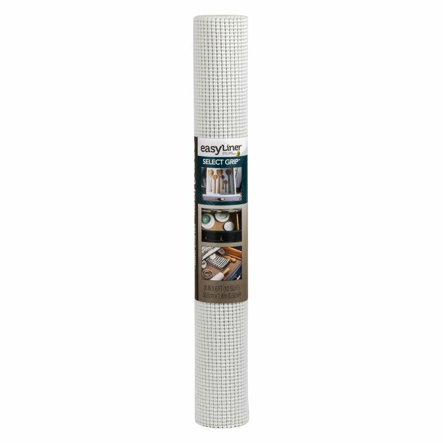 Duck EasyLiner Brand Shelf Liner - White, 20 in. x 6 ft.