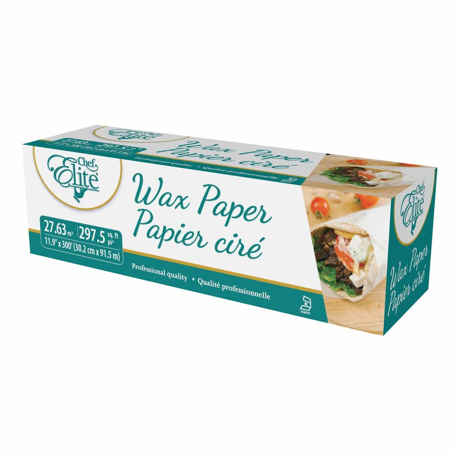 Chef Elite Wax Paper - 11.9" x 300'