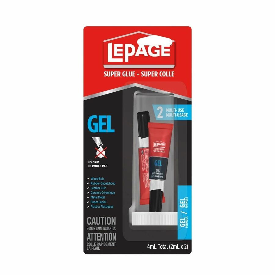 LePage Super Glue Gel Tubes