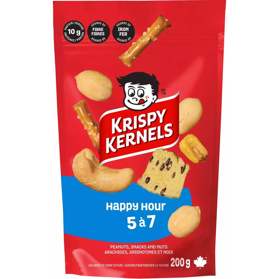 Krispy Kernels Happy Hour Peanuts, Snacks and Nuts Mix