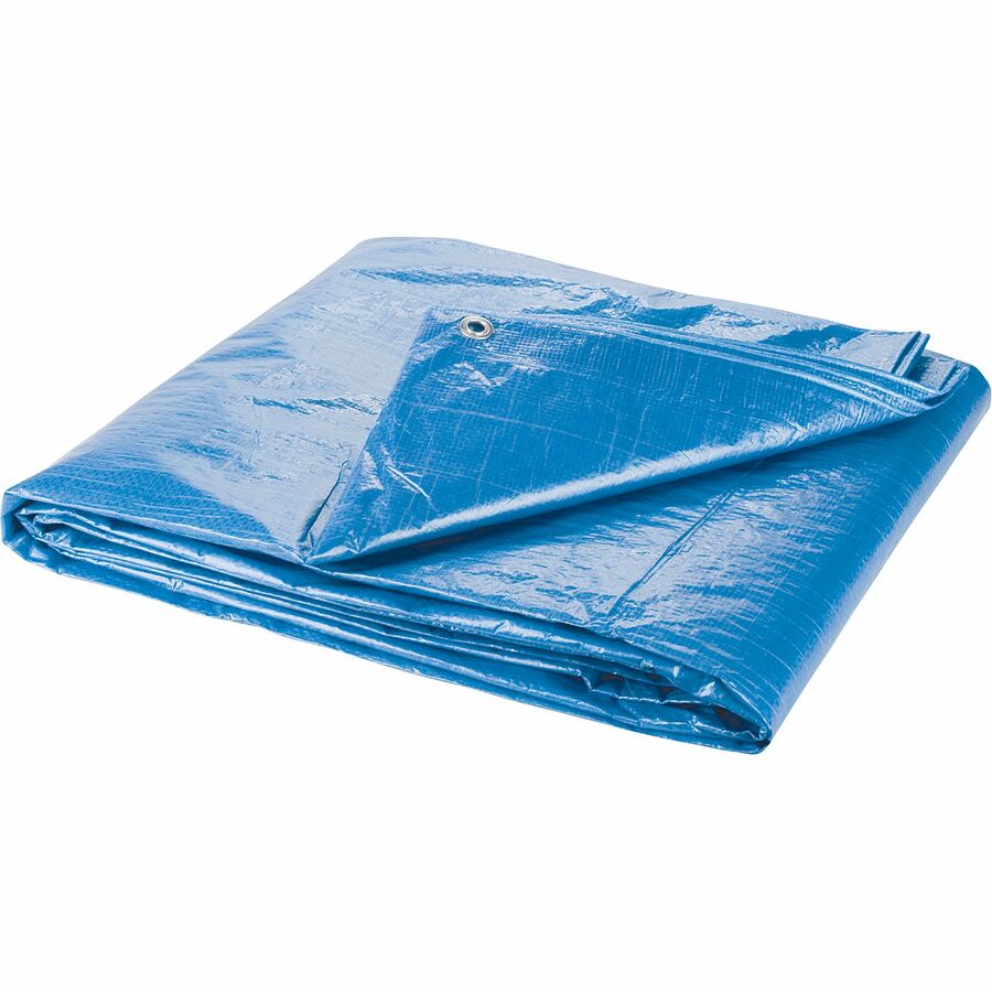 KLETON Tarp, Standard Duty, Blue, 16' x 12' x 4 mils