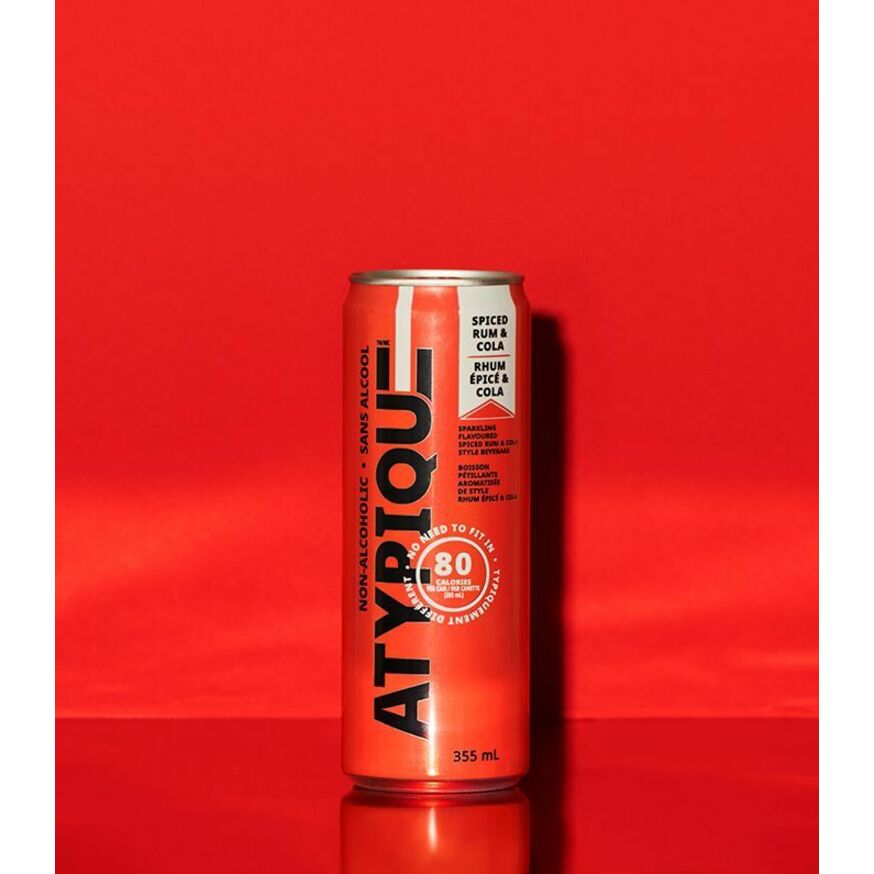 Boisson p&eacute;tillante rhum &eacute;pic&eacute; & cola