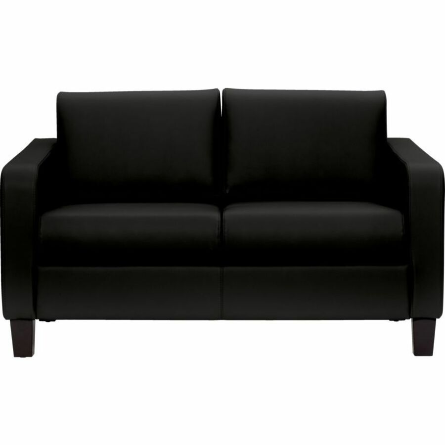Offices To Go Suburb Sofa Series Two Seat LuxPlus fabric Black